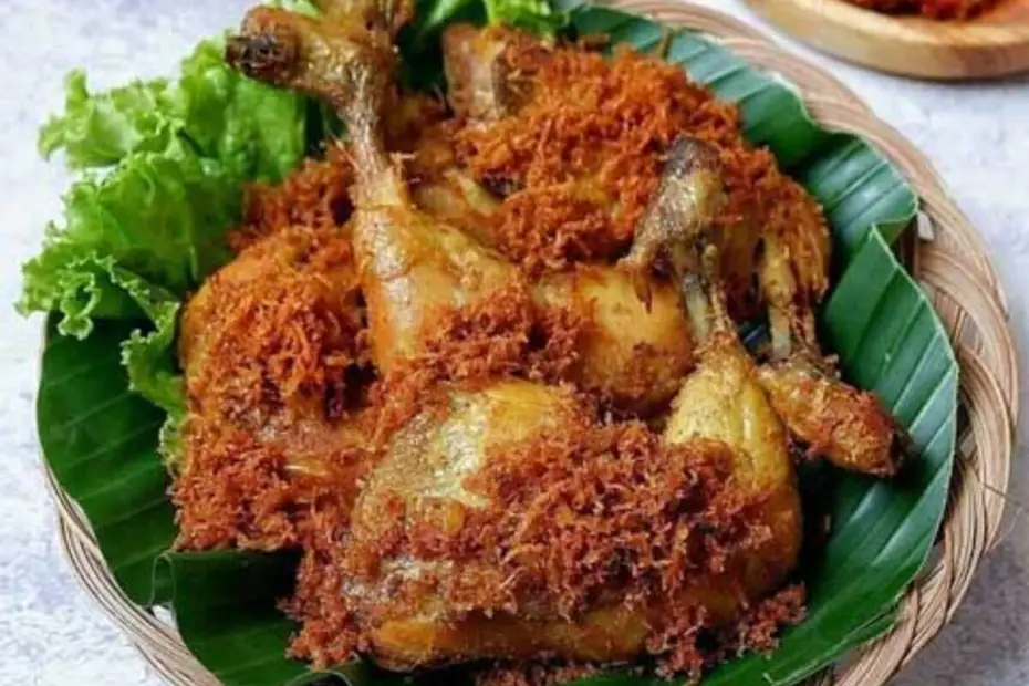 Cara Membuat Ayam Serundeng Kelapa